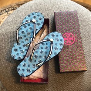 Brand new Tory Burch flip flops!!!!!
